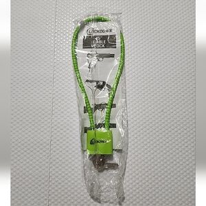 Lockdown FSDC 15” Cable LOCK Security Firearm bike Keyed 2 Keys 30mm